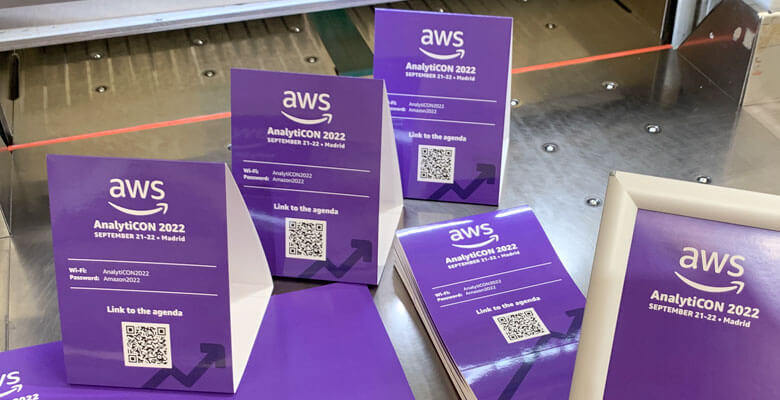 Table tents for events
